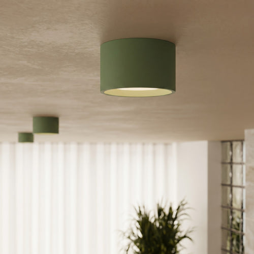 Sollux Lighting Plafondlamp MODO 1 olijfgroen Gx53 - 10x10x6cm