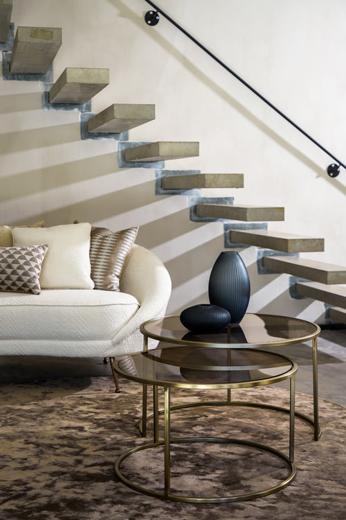 Light & Living salontafel DUARTE - Ø75x44cm - goud - Set van 2 - vtwonen shop