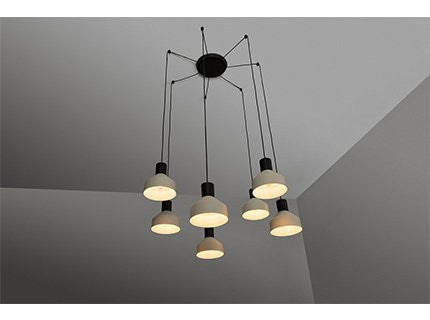 Faro KOMBO - Cluster hangende plafondlamp Beige, E27