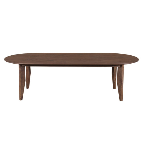 DÉJA Living Eettafel Maikel - Ovaal Donkerbruin Hout - 260x100x76cm
