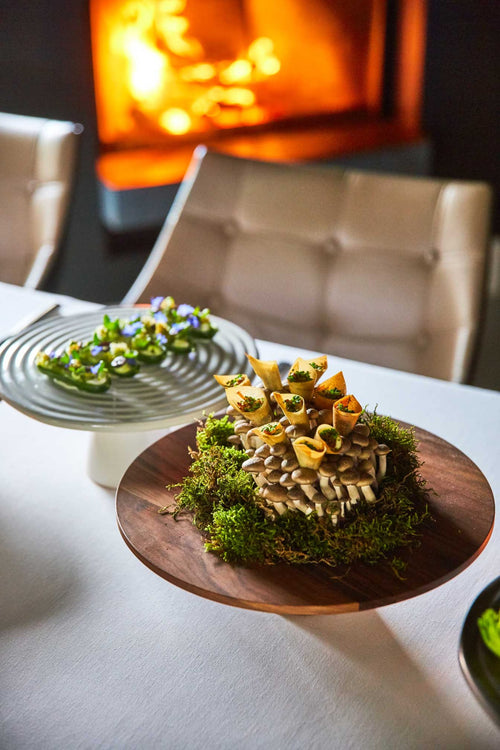 Dutchdeluxes Voedselstandaard, groot - Gewaxt walnoot - vtwonen shop