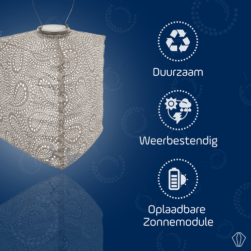 Lumiz solar lampion - triangle set 3 stuks