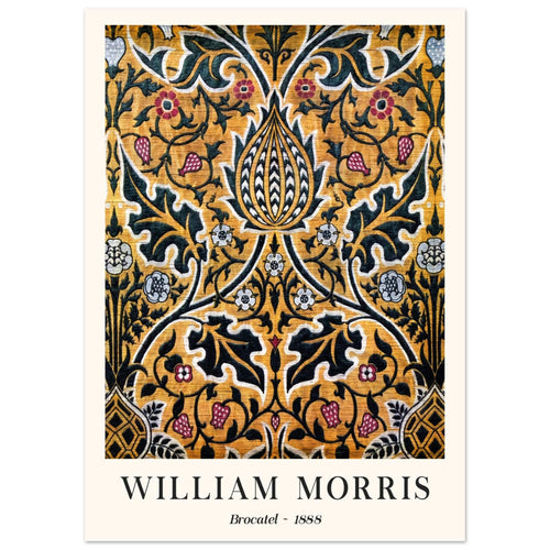 Artfulprints  William Morris - Brocatel 1888   poster 50x70 cm - vtwonen shop