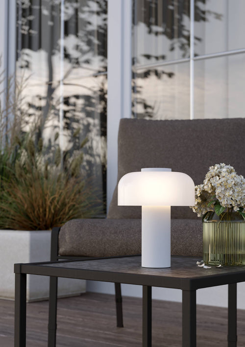 EGLO tafellamp Ponente - draadloos - led - 20 cm - wit - vtwonen shop