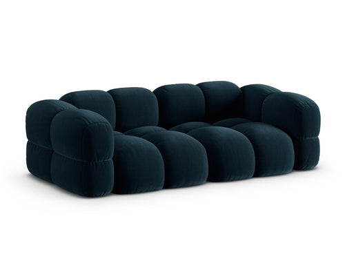 Cosmopolitan Design Bank Loretto 4-zits, flueel diepe olie - 100x250x68cm