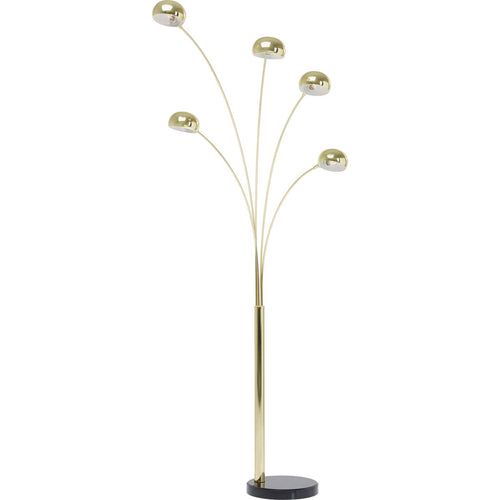 Kare Design Vloerlamp Five Fingers 215cm Messing - vtwonen shop