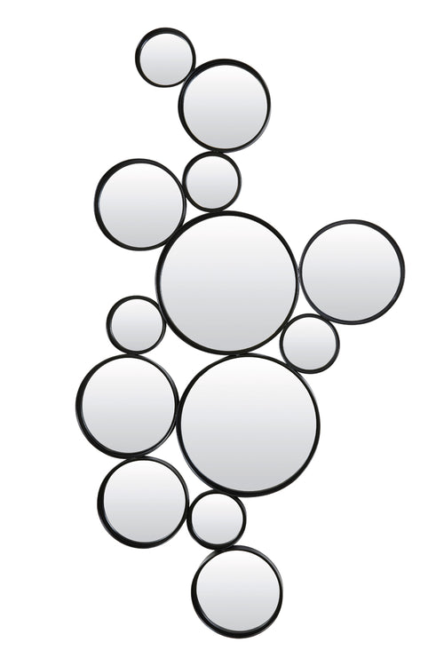 Light & Living spiegel CIELO - 127x3.5x64.5cm - zwart - vtwonen shop