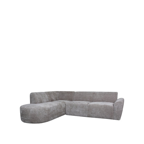 LABEL51 Hoekbank Espen Links - Grijs Stof - 267x223x79cm