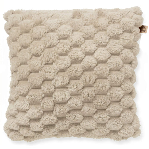 VIVA - sierkussen 45x45 cm - superzacht - 100% gerecycled - Pumice Stone - beige