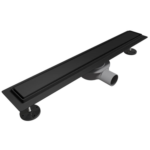 LOMAZOO douchegoot Nilo - mat zwart - 80 cm