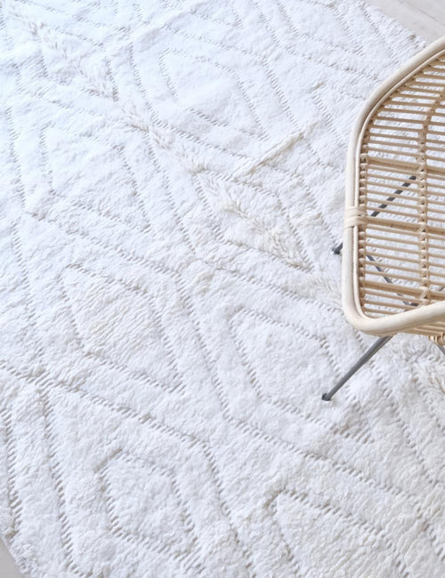 AFK Living vloerkleed Berber - handgemaakt - Wol - 80 cm x 240 cm