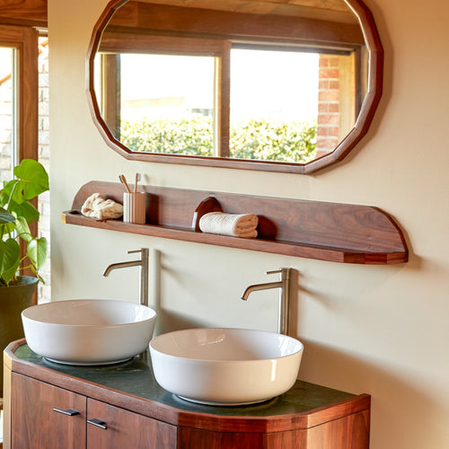 Tikamoon Badkamerplank in massief palissander 140 cm - Bruin - vtwonen shop