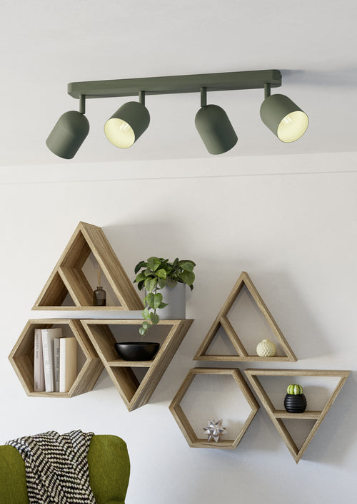 EGLO spot Tilston - 58 cm - groen - vtwonen shop