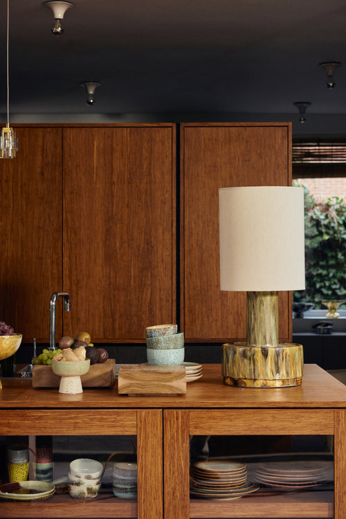 HKLIVING lampenkap – linnen naturel – ø30cm