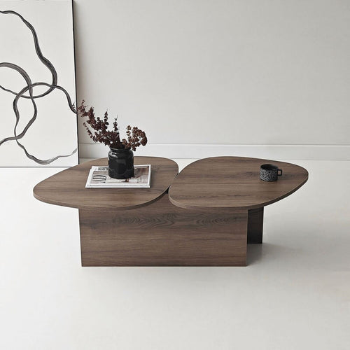 Calicosy - CELESTE Salontafel - Naturel - 125x60x38 cm