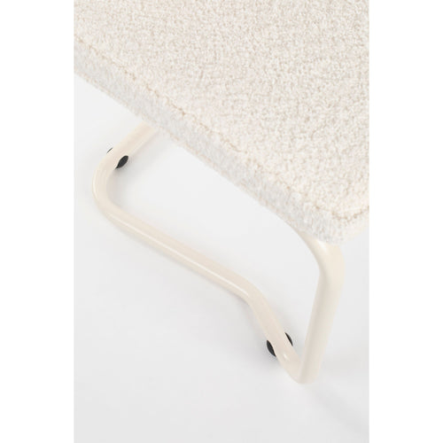 Zuiver Ridge Kink Eetkamerstoelen Soft Off White - Set van 2 - vtwonen shop