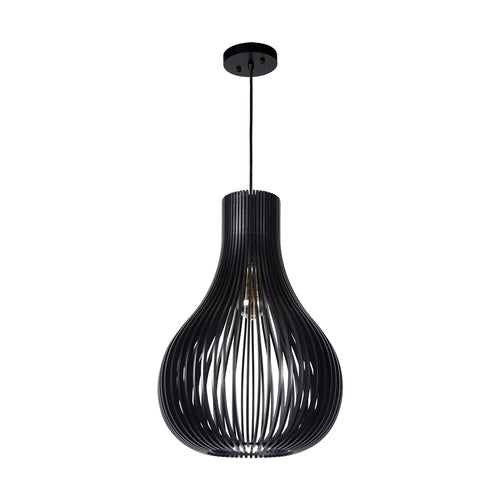 Atmooz hanglamp Zita M - zwart - Ø 38 x H 190 cm - E27