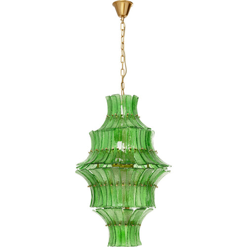 Kare Design Hanglamp Venezia groen Ø53cm