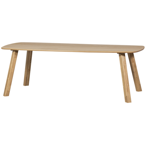 WOOOD eettafel deens ovaal Tablo - Eiken - Transparant - 74x219x99 - vtwonen shop