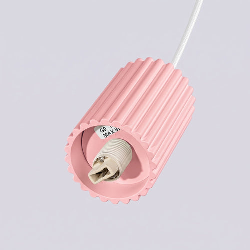 Sollux Lighting Hanglamp HALO 1 roze - 12x12x120cm