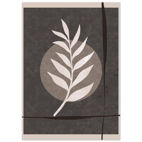Artfulprints Poster Boho – Framed nature   - 50x70 cm - Groen