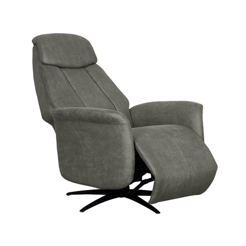 LABEL51 Fauteuil Oslo Elektrisch - Taupe Stof - Draaibaar - vtwonen shop
