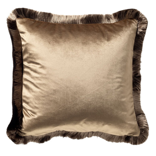 Hoii sierkussen Jeanette - 45x45 cm - Effen kleur - Bruin - vtwonen shop