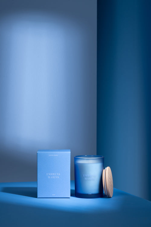 J-Line geurkaars Accords Essentiels - Embruns Marins - blauw - 38U - vtwonen shop
