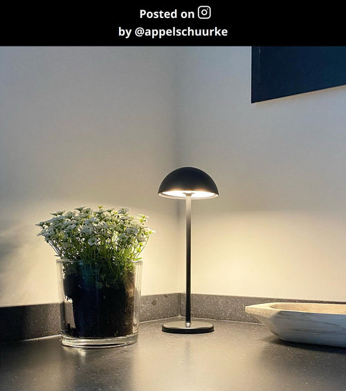 Lucide tafellamp JOY - Geïntegreerde LED - Zwart