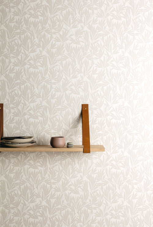 Masureel behang bladeren grijs - 53 cm x 10.05 m - 632014 - vtwonen shop