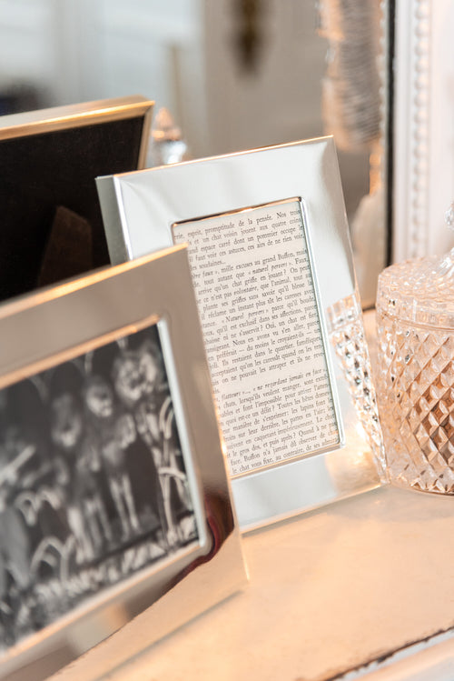 J-Line fotolijst Brede Boord - metaal - zilver - small - 2 stuks - vtwonen shop