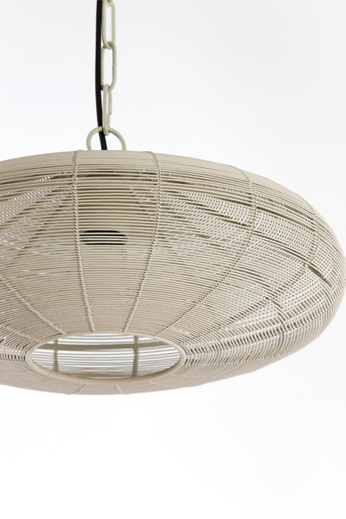 Light & Living hanglamp BAHOTO - wit - Ø40x18cm - vtwonen shop