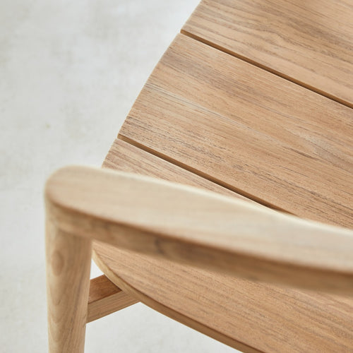 Tikamoon Stoel van massief teakhout - Naturel - vtwonen shop