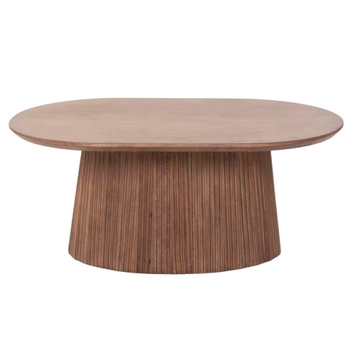 Giga Meubel Salontafel Salvador - Donkerbruin Hout - 90x55x38cm