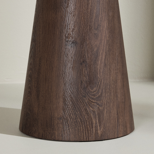 Nest living Lexi Houten Bijzettafel Donkerbruin - Ø 35 cm - vtwonen shop