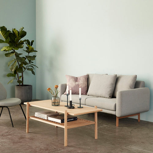 Hübsch salontafel Acorn - mdf/eikenfineer/eikenhout - 120x57xh46cm