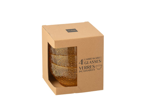 J-Line kom - kunststof - geel - doos van 6 - vtwonen shop