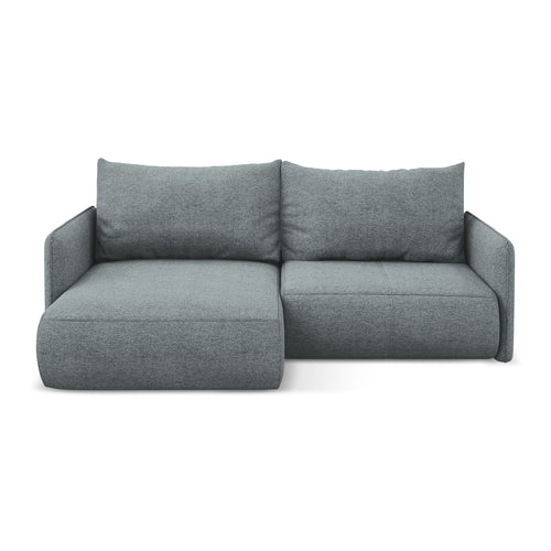 LaMiaSofa hoekbank links Palermo - chenille stof - jeans - 207x148x86