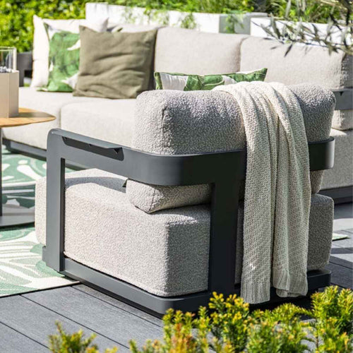 Garden Impressions loungeset Imperia donker grijs - 3-delig - vtwonen shop