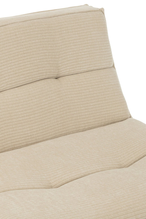 J-Line sofa grid - populierenhout/schuim - beige