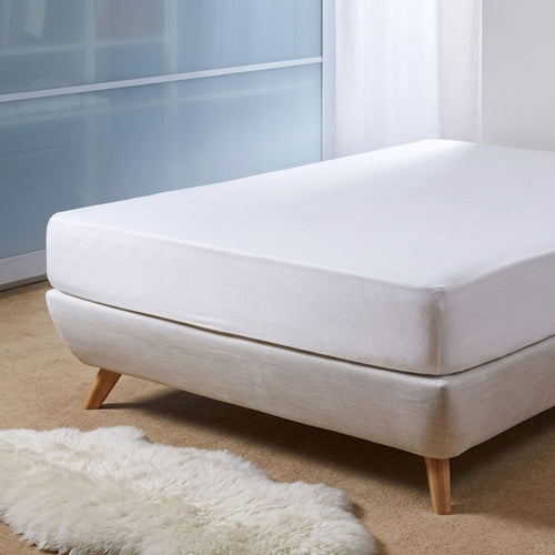 Ten Cate molton + katoensatijn hoeslaken set - 160x200 cm - wit
