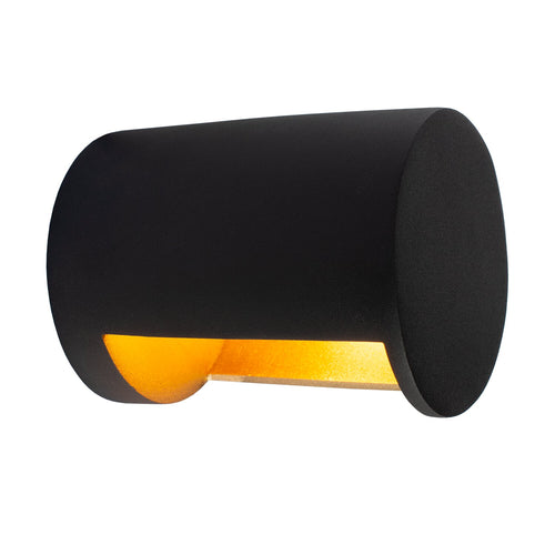 Atmooz wandlamp Oswin - zwart - 9,5 x 12 x H 9,5 cm - G9