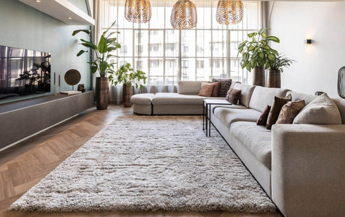 Interieur05 vloerkleed Fender - wit/creme - 160 x 230 cm