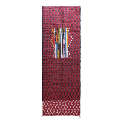 AFK Living vloerkleed Berber - handgemaakt - Wol - 125 x 362 cm