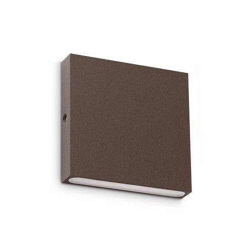 Ideal Lux POST-IT Buitenwandlamp met neerwaartse geleiding, koffiekleur, 1x LED 310lm 3000K IP65 - Driver vereist