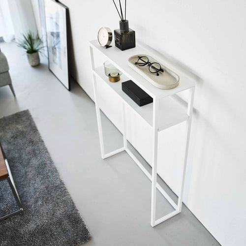 Yamazaki Tower Wandtafel 2-laags - Wit