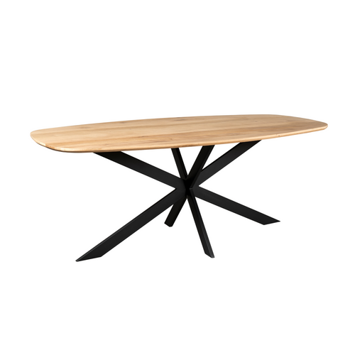 Starfurn  eettafel Ferris - bruin - 100x200x76cm