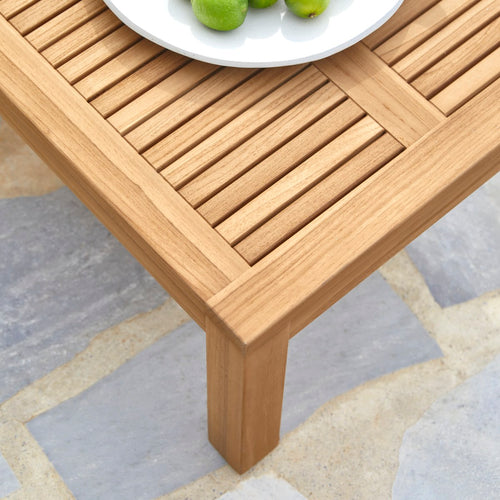 Tikamoon Loungetafel in massief teakhout Teo - Naturel