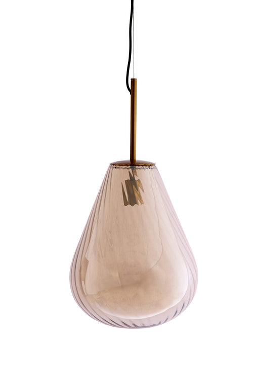 Light & Living hanglamp LEONA - brons - Ø33x43cm - vtwonen shop