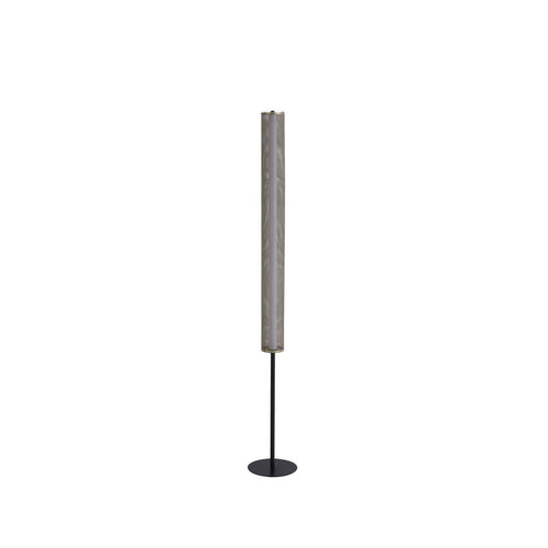 Searchlight Thread LED vloerlamp, goudkleurig gaas en zandzwart metaal